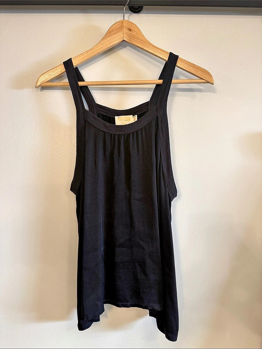 Nation LTD Zora Scoop Tank Black Like New